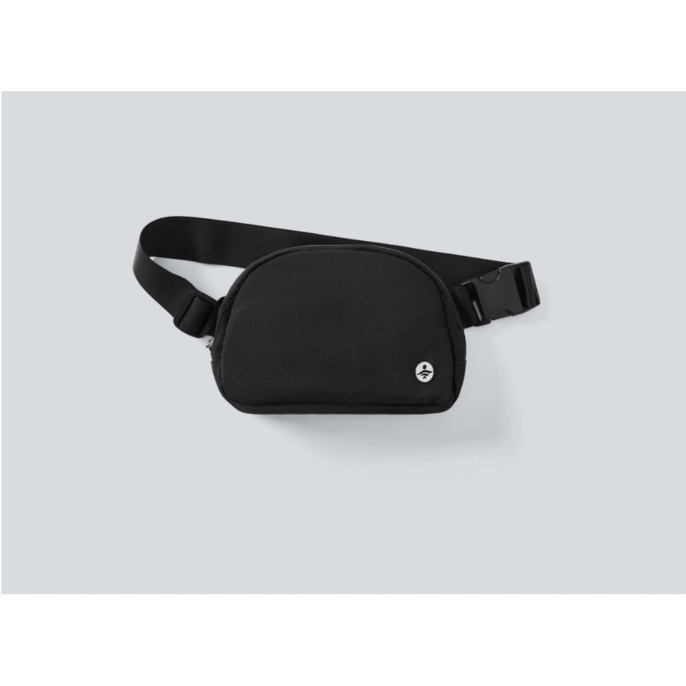 Halara Logo Casual Waist Bag Black Fanny Pack Adjustable Strap Crossbody Sling
